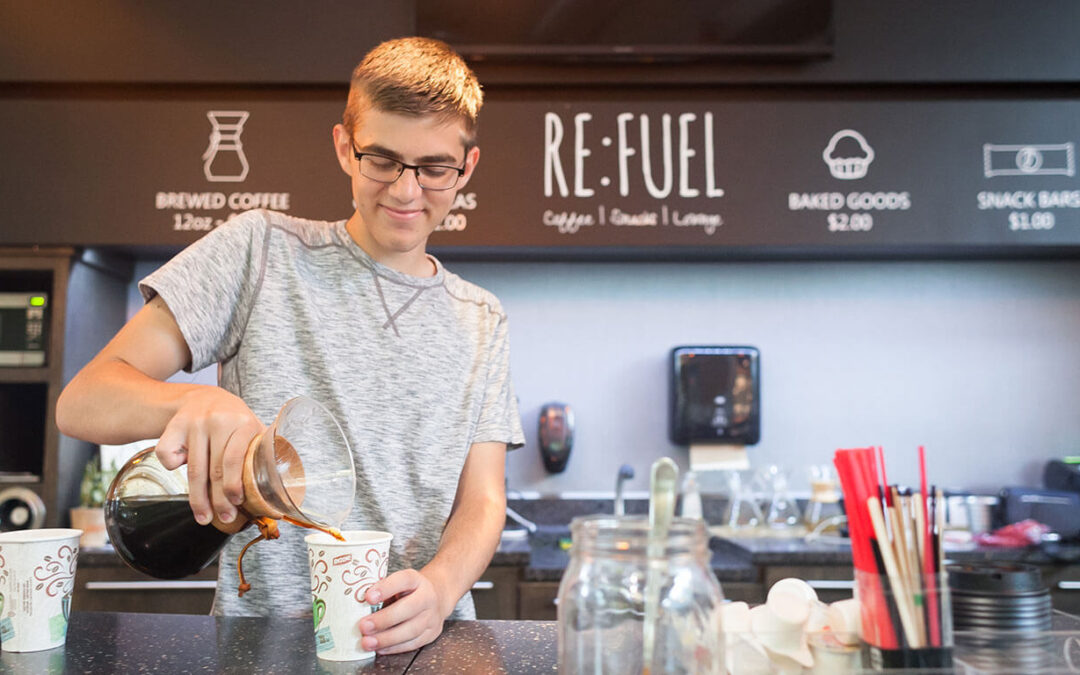 Students at Zeeland charter school open coffee shop